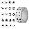 Eye Roll Stickers Small Eye Decorative Envelope Creative Graffiti Stickers DIY Luggage Speaker Skateboard Small Pattern Stickers