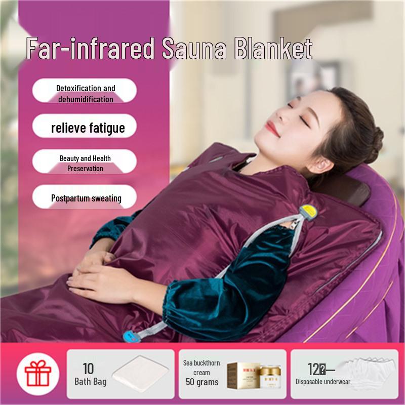 Xu Can Full Moon Home Sauna: Full Body Dehumidifying Sauna Box and Acid Expelling Blanket