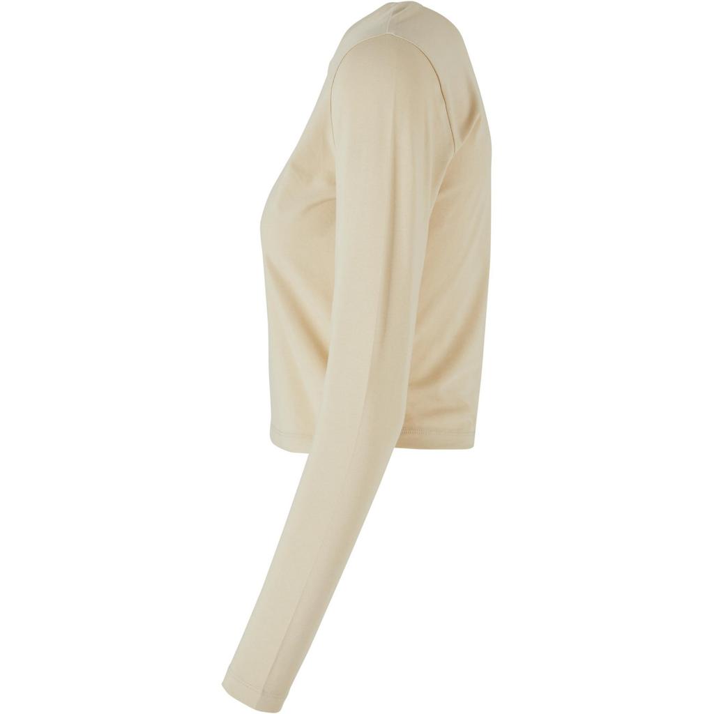 Build Your Brand Womens/Ladies Short Long-Sleeved T-Shirt