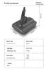 Dyson V7 Vacuum Cleaner Battery Pack for V6, V8, V10 Models