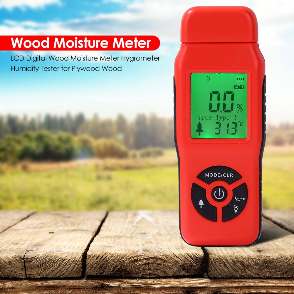 Wood Moisture Tester Moisture Meter Wood Cardboard Mixed Wall Moisture Content
