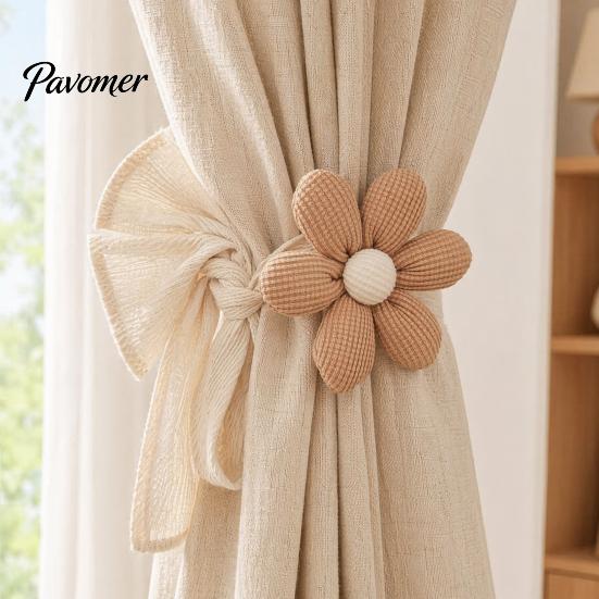 Lion Curtain Tieback Cartoon Animal Tieback, Cute Bear Tie, Fabric Soft Strap Flower Holder for Baby Room Nursery Decor Wear-resistant
