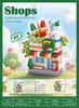 DIY Model Christmas Building Block Micro Blocks Sets City Street Shop Aseemby Toy Brick Construction Set Gift Desktop Decoration