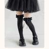 Fashion Lace Calf Socks Socks Breathable Loose Socks for Girls Bowknot High Boot Socks Long Knee High Stockings