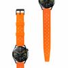 ERBORD Universal Silicone Strap 22mm, Tropic, Orange / Black Buckle