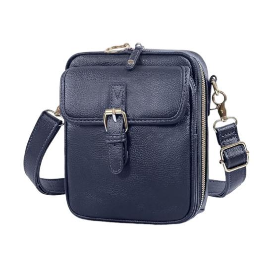

Travel Crossbody Bag Faux Leather with Adjustable Shoulder Bag Strap Messenger Bag Crossbody Purse