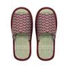 Pantoufles d'été FASPROJECT avec semelles intérieures en tatami et motif Seigaiha pour l'intérieur Japonaises (Femme Moyenne/Rouge), Couture, Chaussures, Motif, Cool,