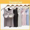 Fivefinger 2024new Modal Summer With Cup Chest Pad Camisole Ladies Multicolor Large Size Wide Shoulder Strap Women Lingerie Top