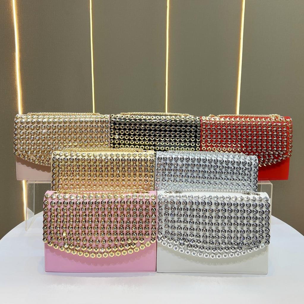 Underarm Bag - Elegant Style Evening Bag - Chain Bag - Elegant Water Droplet Handbag - Crossbody Bag with Slanting Strap