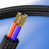 Coaxial To 3.5mm 2RCA Audios Adapters Cable USB Powered With Braide Shield For Home Theater And Professional Audios Systems