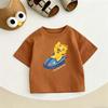 Printed Tshirt Summer Clothes Trendy Crewneck Tees For 1 2 3 4 5 6Years Child Loose Casual Clothing New Design Fashion Wear