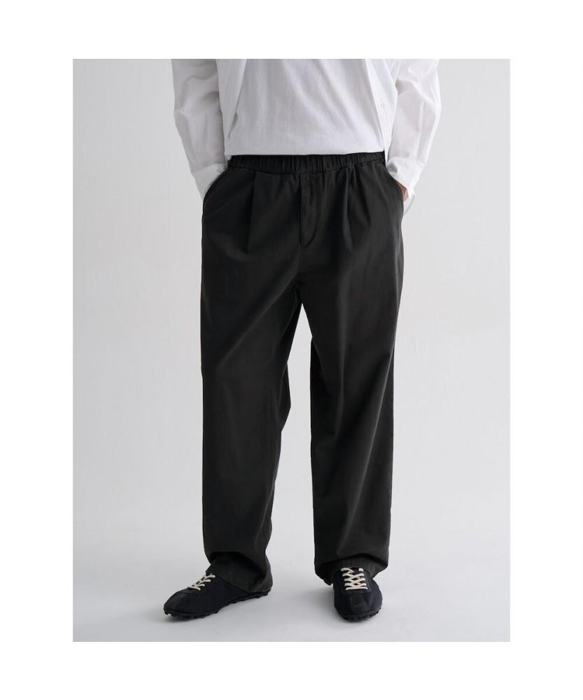 8seconds Cotton Rayon Semi-Wide Fit Elastic Waist Pants Navy
