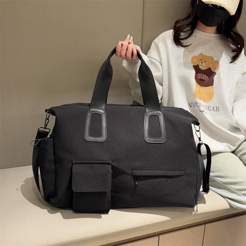 Travel bag Portable women's business trip shopping tow special bag Waterproof Oxford cloth Multifunctional pocket Dry and wet separation women's bag