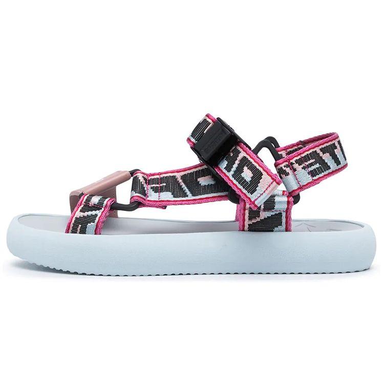 

Off-White Trek Logo Strap Sandal Dusky Blue Pink Women Sneakers Black OWIH007S21FAB0014230 38