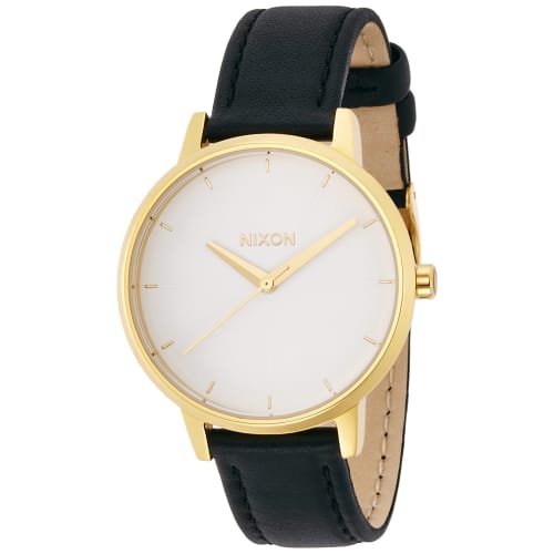 

Nixon Kensington Leather: Gold/White/Black NA1081964-00 Women s [Official Import]