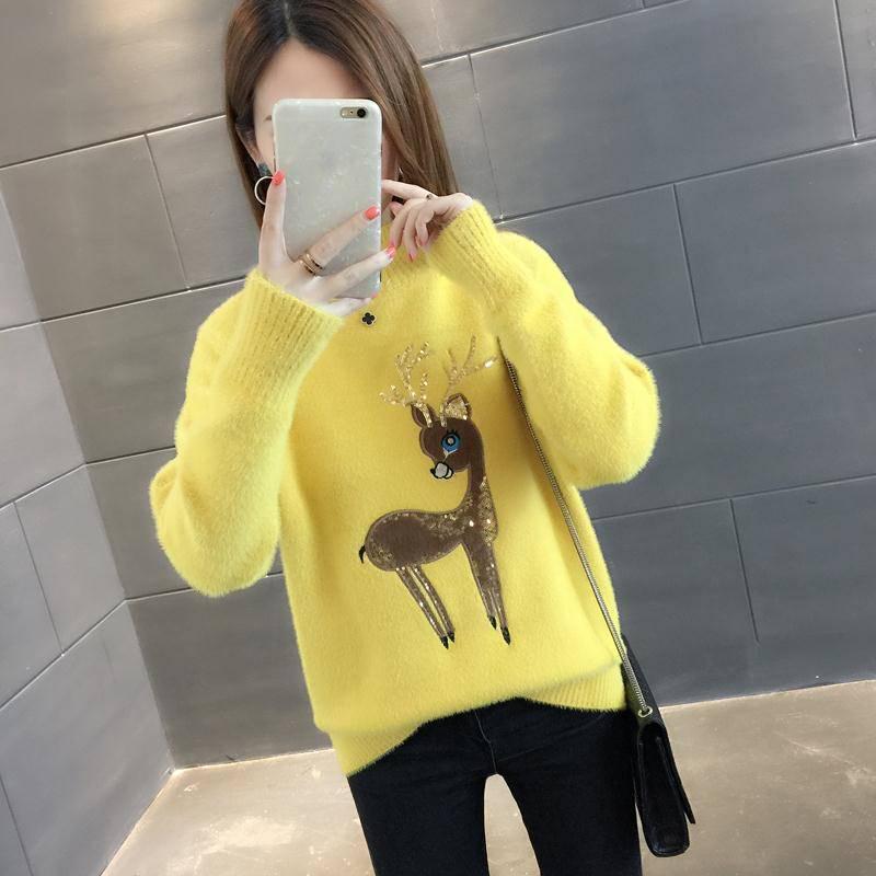 Sweater Female Autumn Winter Cashmere Knitted Women Sweater And Pullover Female Jumper Pull Femme