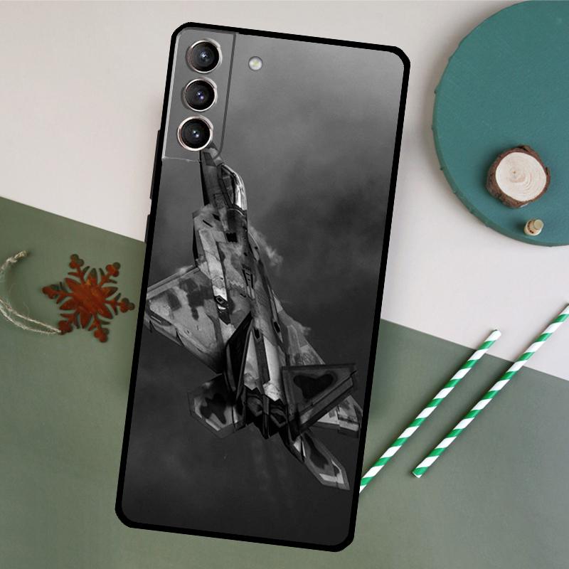 Kampfflugzeuge Hülle Für Samsung Galaxy S23 S22 S21 Ultra S20 FE S10 S9 Note 10 Plus Note 20 Ultra Cover