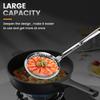 2Pcs Skimmer Spoon 304 Stainless Steel Slotted Spoon with Vacuum Ergonomic Handle Cooking Strainer Spoon Skimmer Slotted Spoon