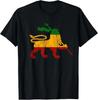 Löwe von Juda T-Shirt Rastafari Rasta Reggae Jamaika Geschenk T-Shirt