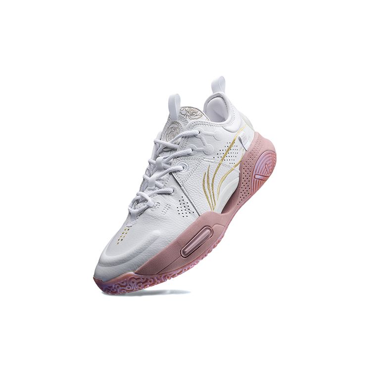 Li Ning All City 9 Leather Synthetic Shock Absorption Non-Slip Wear-Resistant Breathable Support Rebound Low-Top Basketball Shoes ABAR077-3