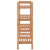 VidaXL Étagères à chaussures 2 pcs 69x27x41 cm Bois massif de noyer 350362