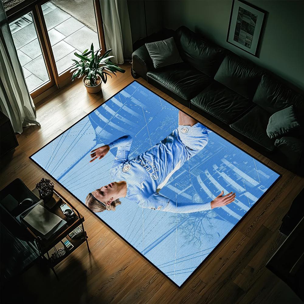 Football Erling Braut Haaland Small Carpet Bedside Kitchen Bath Living Home House Bedroom Floor Mat Doormat Rug Decoration