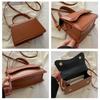 PU Leather Handbag Purse Women's Bag Solid Color Shoulder Crossbody Bags Lady Messenger Small Tote for Women Girls
