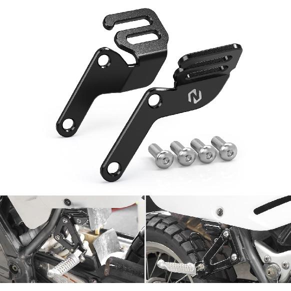 

NICECNC DR650 Luggage Tie-Down Bracket Compatible with Suzuki DR650 1996-2025, Blue чёрный