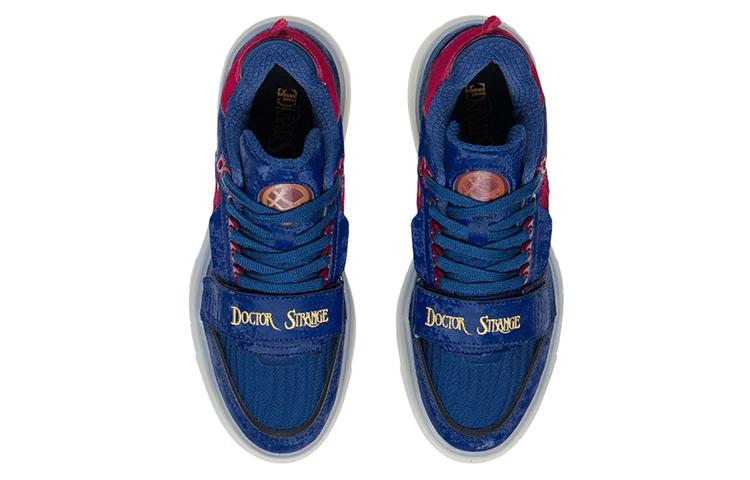 Li Ning Rookie Cushioning Slip Resistant Abrasion Resistant Low Top Vintage Basketball Shoes Women's Navy ABCS050-11