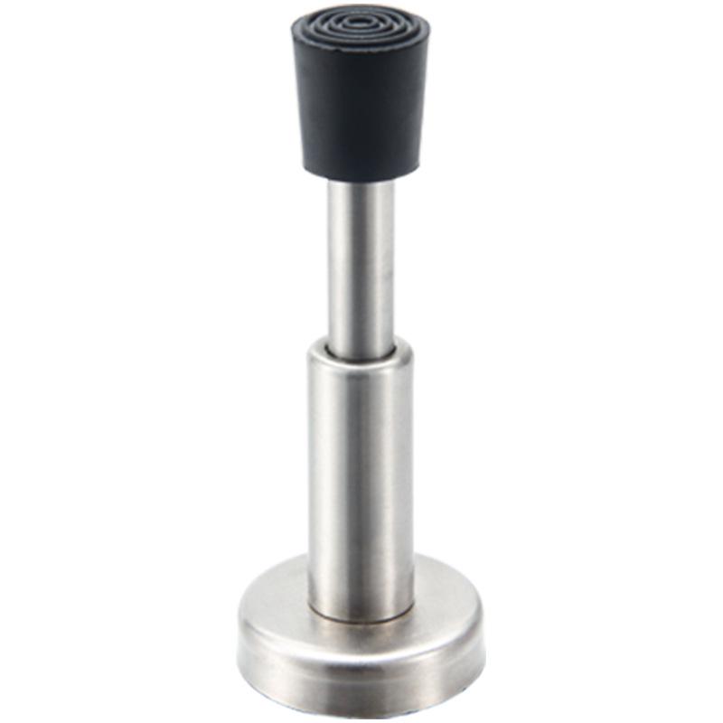 Hydraulischer Türstopper: Edelstahl Gummi Antikollisionspuffer mit Teleskopgriff und Schlossschutz