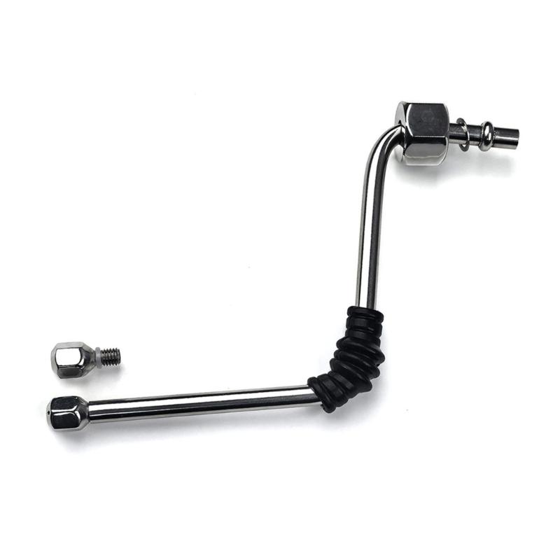 Stainless Steel Upgraded Steam Nozzle Extension for EC685 Coffee Maker Improves Milk Foam Texture Strong Metal Design