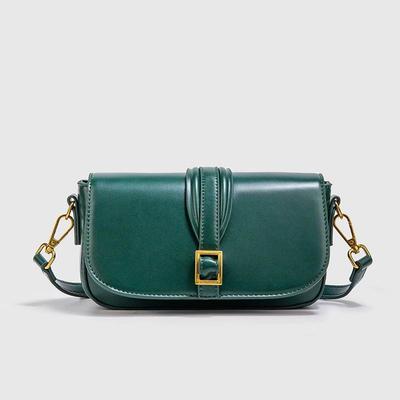 Tofu Bag New Trendy Brand Versatile Casual Day Buckle Green Bag Shoulder Crossbody Small Square Bag
