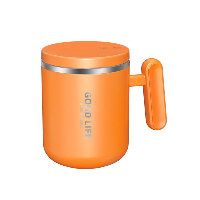 Rechargeable Luxury Stainless Steel Automatic Stirring Coffee Cup - Portable USB Essential for the Lazy