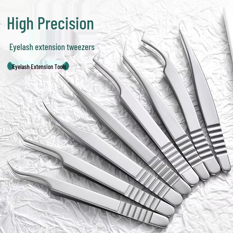 

Gold Precision Eyelash Extension Tweezers - Ukrainian Feathered Bloom Clip