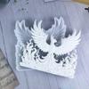 Multifuntional 3D Silicone Mold Phoenixes Shape Easy Releasing Molds for Candle Soap and Cake Suitable for Home Decors