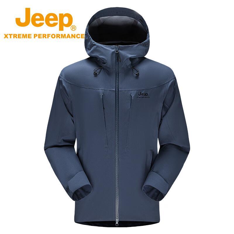 Jeep Men's Waterproof Windproof Hardshell Jacket