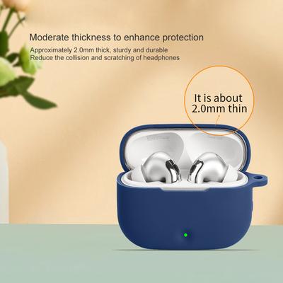 Pour Edifier Lolli Pro 5 Étui de Protection Écouteurs Bluetooth Compatibles Housse en Silicone avec Crochet