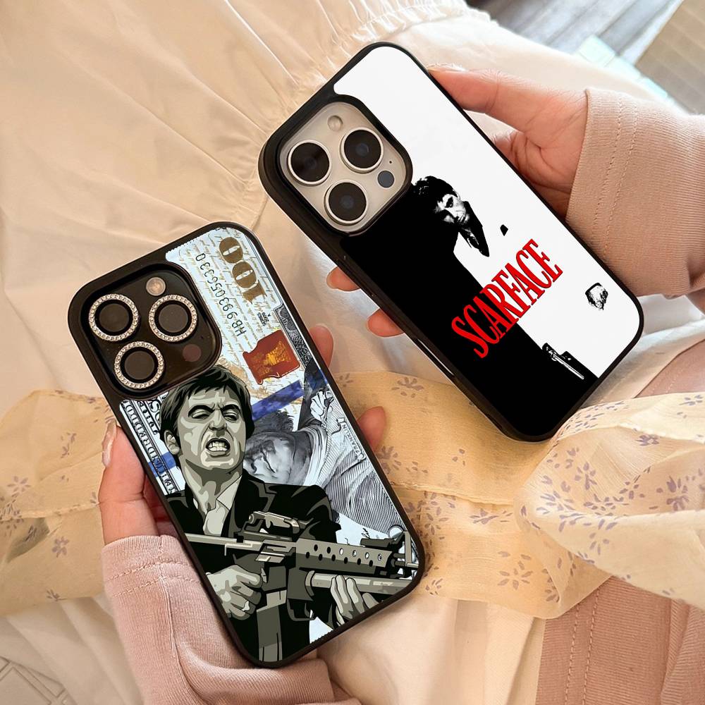 S-Scarface Movies Phone Case Hard Plastic Phone Case For Iphone 17 Air 16 15 14 13 12 11 Pro Max PC TPU