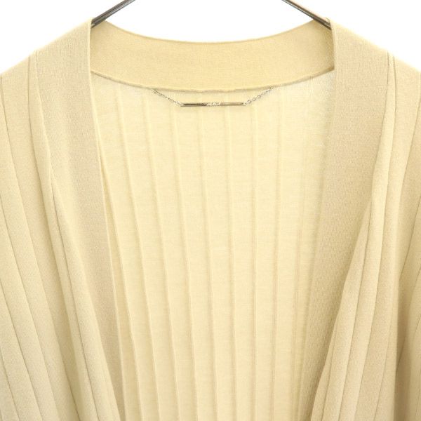 Mila Owen Long Sleeve Long Cardigan F White Women Used