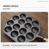 Yoshida Takumi 14-Hole Cast Iron Takoyaki & Egg Mold Pan (Set of 2)