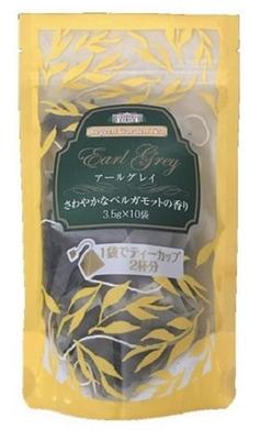 Japan Tea Trading Trojúhelníkové čajové sáčky, Earl Grey, 10 čajových sáčků x 6 balení