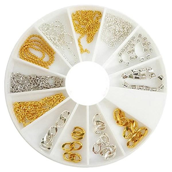 

Набор каменных деталей Nailah 3, цепочка из шарикового каната 032, 1 комплект