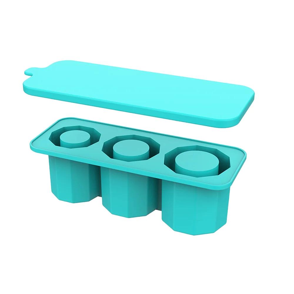 Ice Cube Tray for 30oz Cup Tumbler 30oz Cup Cylinder-Shaped Silicone Ice Mold with Lid 30oz Cup Accessories