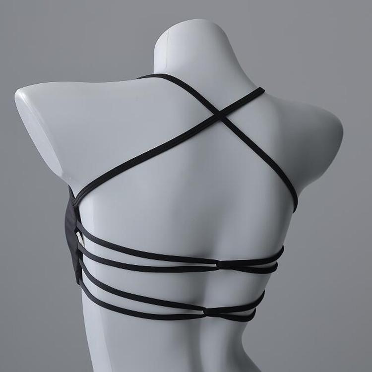 Camisola Sexy de Verão: Top de Yoga Sem Fio com Costas Bonitas para Fitness ao Ar Livre e Dança Feminina