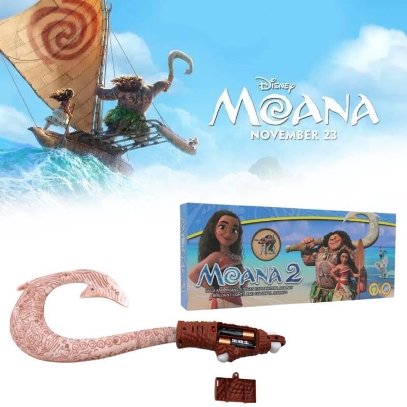 Moana Hook Fish Rod Anime Peripheral Cosplay Prop Toy Model Gift Decoration