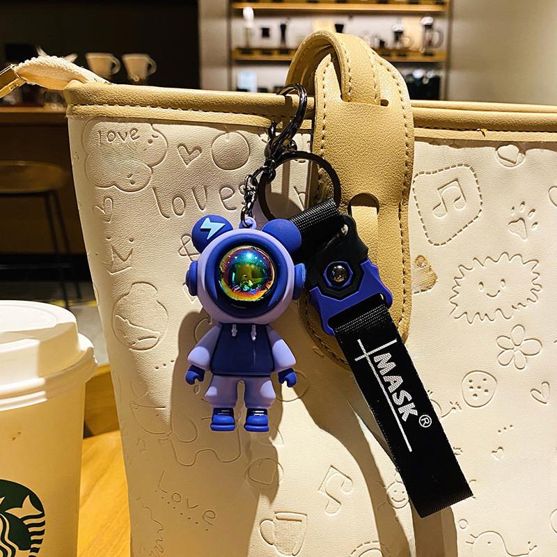 Flash Trendy Cartoon Bear Keychain Ideal For Corporate And Meeting Gifts