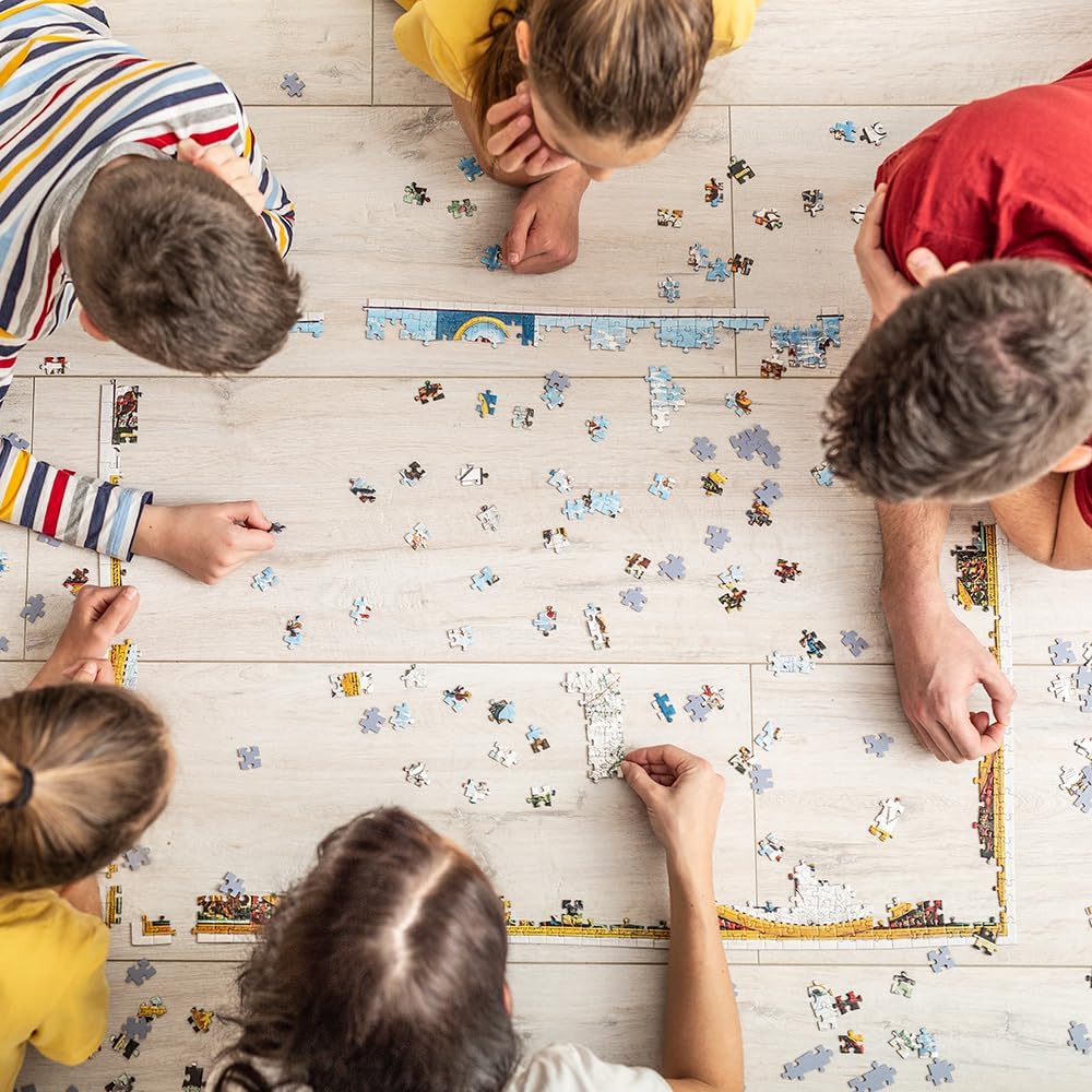 Jigsaw Puzzles for Adults 1000 Piece - Every Piece Is Unique - Precise Interlocking Tropical Forest Animals Thick Sturdy Cardboard Family Game Puzzle