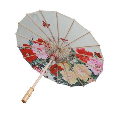 Chinesischer Seidentuch-Regenschirm im klassischen Stil, Kunst-Regenschirm, Ölpapier, bemalte Regenschirm-Dekoration