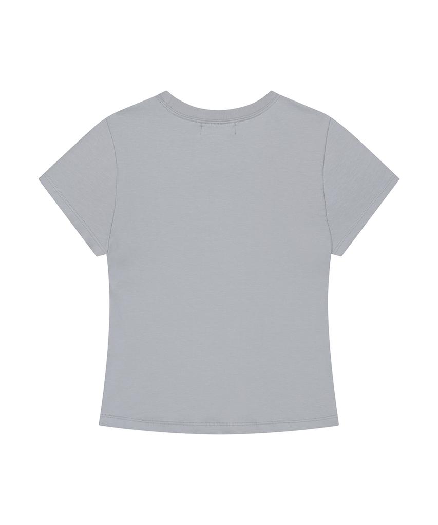 Aejeuyua Au Piercing Cap Sleeve Gray