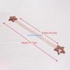 Curtain Tieback with Magnet Decorative Ribbon Holdback Weave Holder for Window D57B
